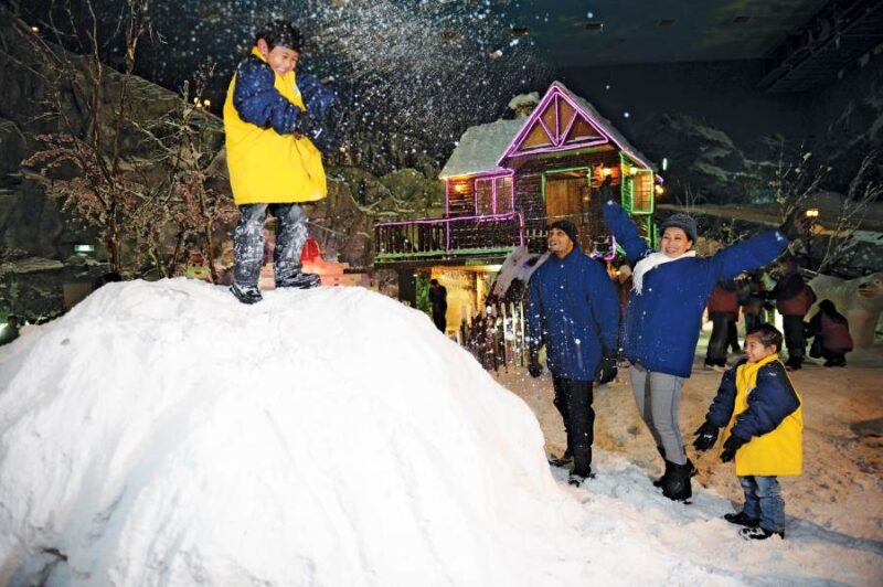 the snow house you can enjoy in cameron highlands during your tour