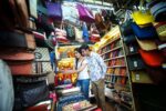 buying fake handbags in the chinatown kuala lumpur during the night city tour