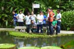 tropical-spice-garden-penang student visits to the pond area of the penang spice garden