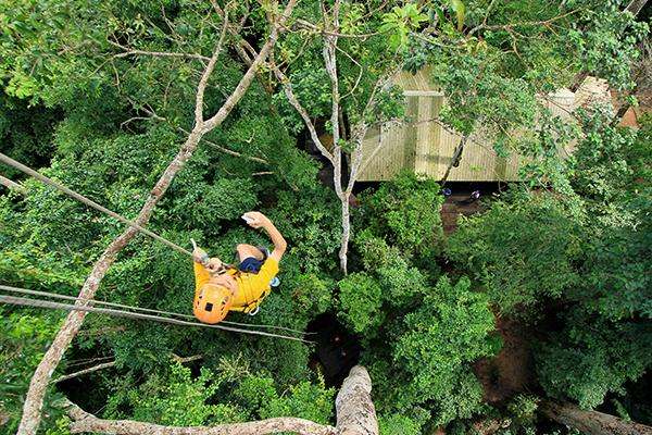 abseiling at the bangkok pattaya zipline