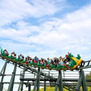 a legoland malaysia ticket lets you enjoy this rollercoaster ride like this one