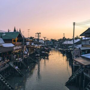 with the amphawa floating market tour you'll get to see the traditional market of the thai people during weekend
