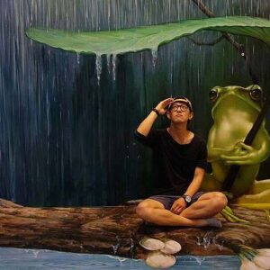 one of the 3d arts that you can pose in the art in paradise museum pattaya