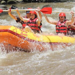 ayung white water rafting in bali indonesia