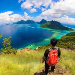 a bohey dulang snorkeling tour in sempoerna sabah will let you see amazing view like this