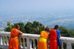 doi-suthep-chiang-mai-thailand2 monks at the doi suthep chiang mai