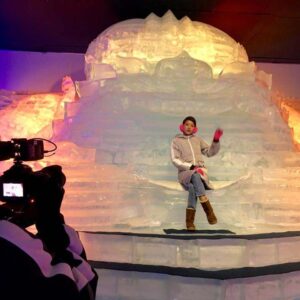 the amazing snow town in the frost magical ice of siam that you can enjoy in pattaya