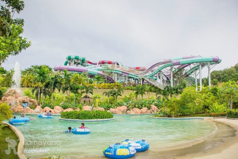 the lazy river you can enjoy with a ramayana waterpark discount ticket