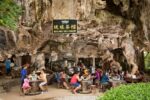 the lost world of tambun water park's cafe is tucked in this cave