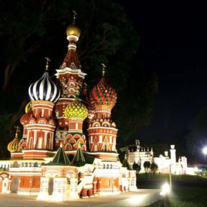 the iconic russian church in the mini siam compound