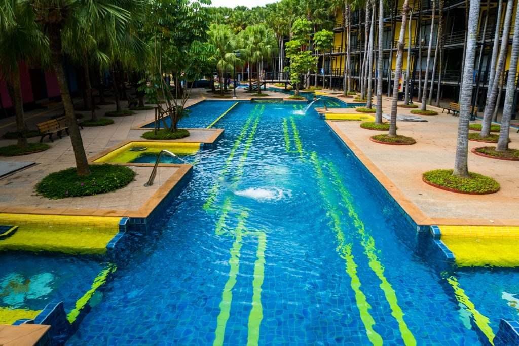 the nong nooch is also home to beautiful pools like this one