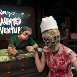 with the ripley's believe it or not ticket you may also get into the haunted adventure if you are brave enough to do so