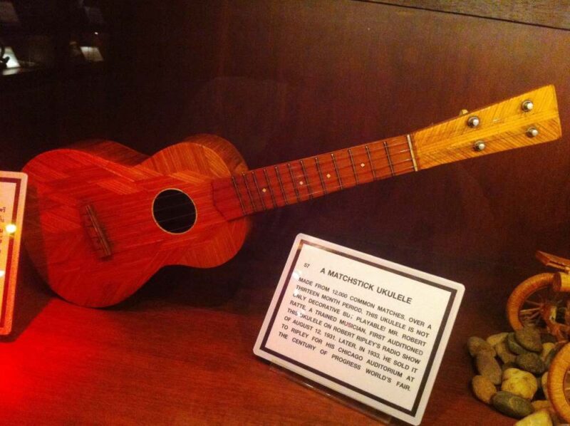 an antique guitar with history in the ripley's pattaya