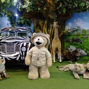 with the teddy bear museum ticket pattaya you'll be surrounded by teddy bears like this