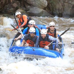 the mae tang in chiang mai is perfect for a white water rafting trip