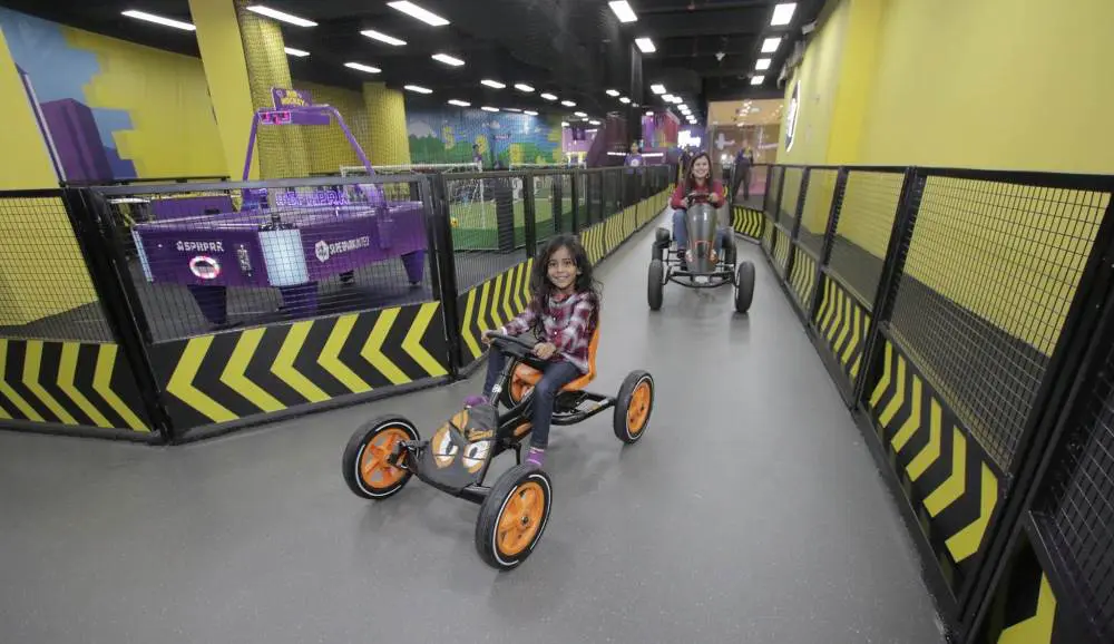 A ride in the Superpark at Avenue K mall Malaysia
