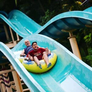 one of many water park slide in sunway lagoon kuala lumpur