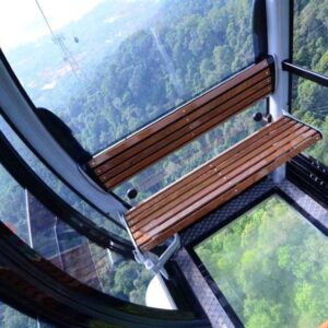 bottom glass skycab - view from the langkawi skycab with a 4 in 1 ticket