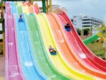 insane racer water slide in bangi wonderland for kids and adults