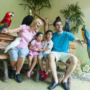 Family at KL Bird Park. Get your ticket + One Way Transfer